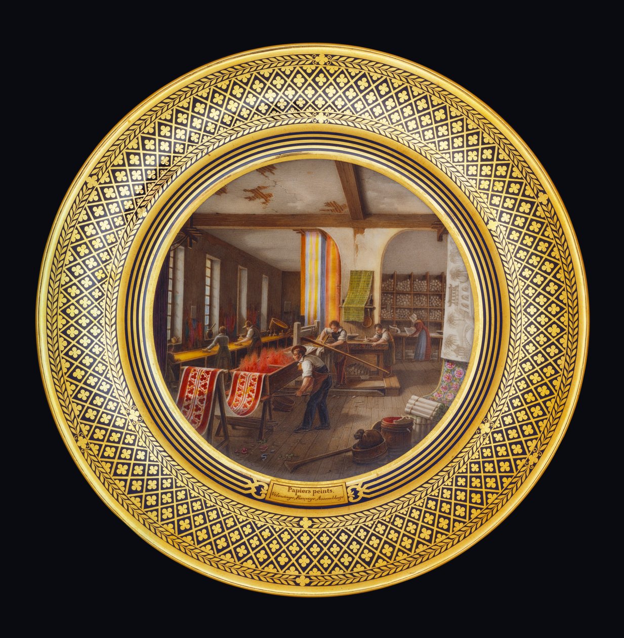 Nástěnné malby, cca 1820-35 od Jean Charles Develly