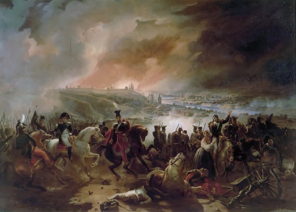 Bitva o Smolensk od Jean Charles Langlois