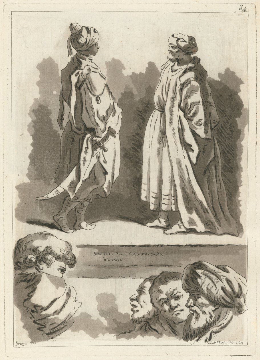 Fragmenty vybrané z nejzajímavějších obrazů a pláten paláců a kostelů Itálie od Jean Claude Richard, Abbé de Saint Non