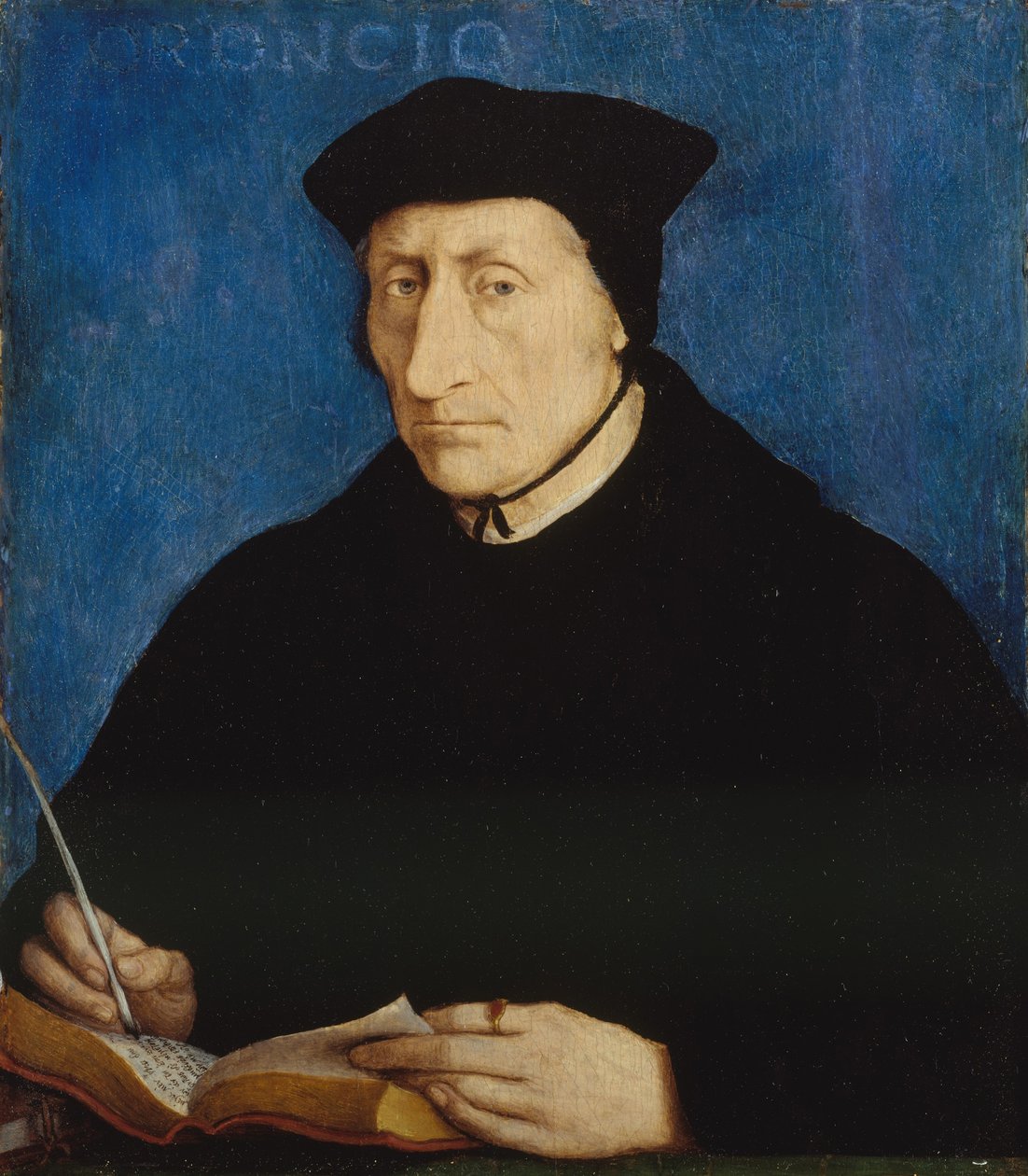 Guillaume Budé, cca 1536 (olej na dřevě) od Jean Clouet
