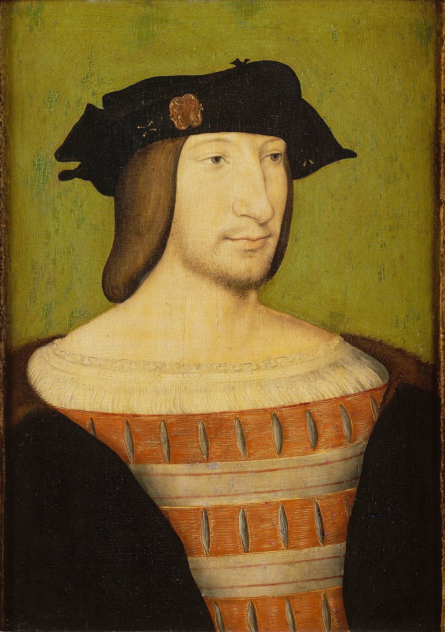 Portrét Françoise I. (1494-1547), francouzského krále od Jean Clouet