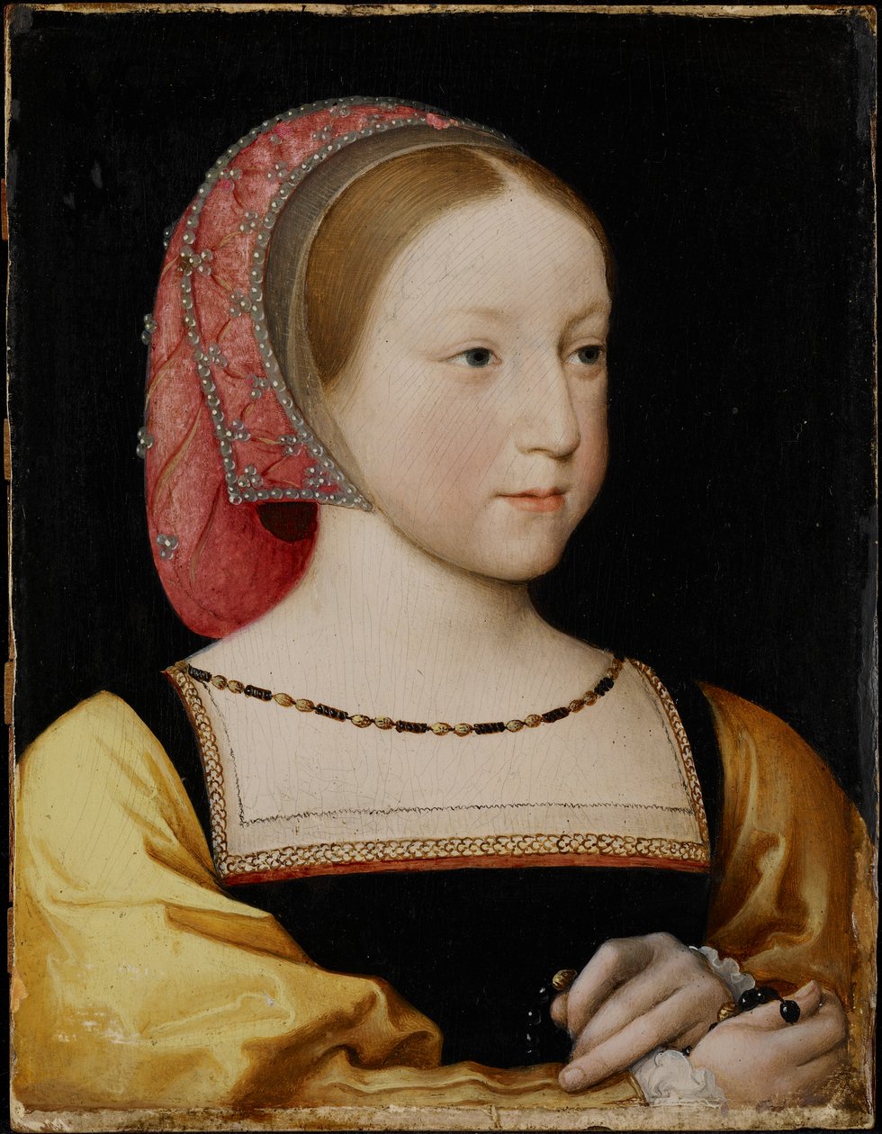 Portrét Charlotte Francie od Jean Clouet
