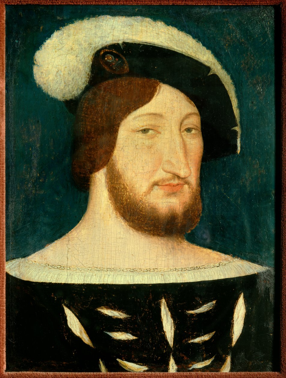 Portrét Francoise I. (1494 - 1547), krále Francie. Obraz Jean Clouet (1485-1541) od Jean Clouet