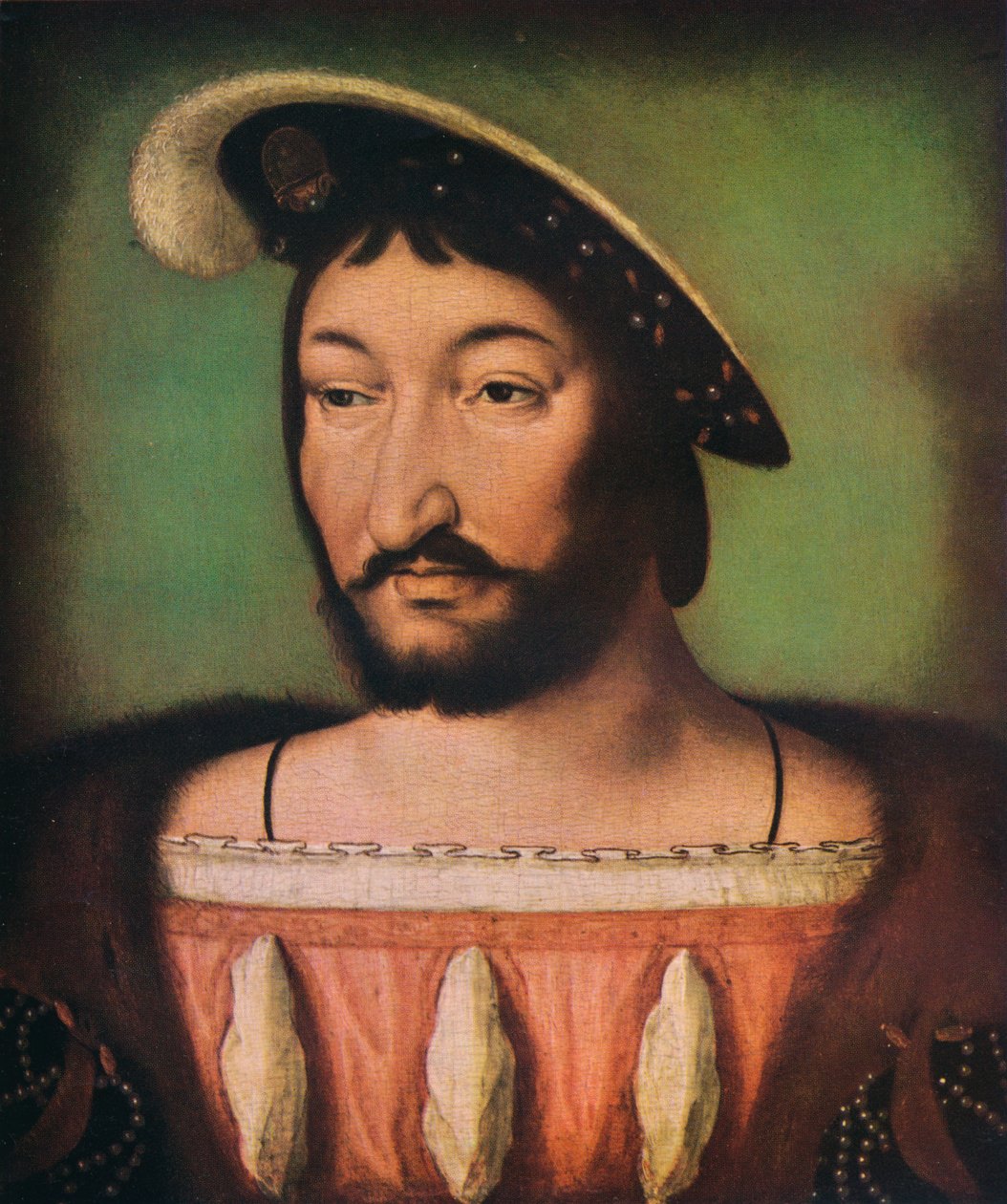 Portrét Francoise I. Francie, c16. století. od Jean Clouet