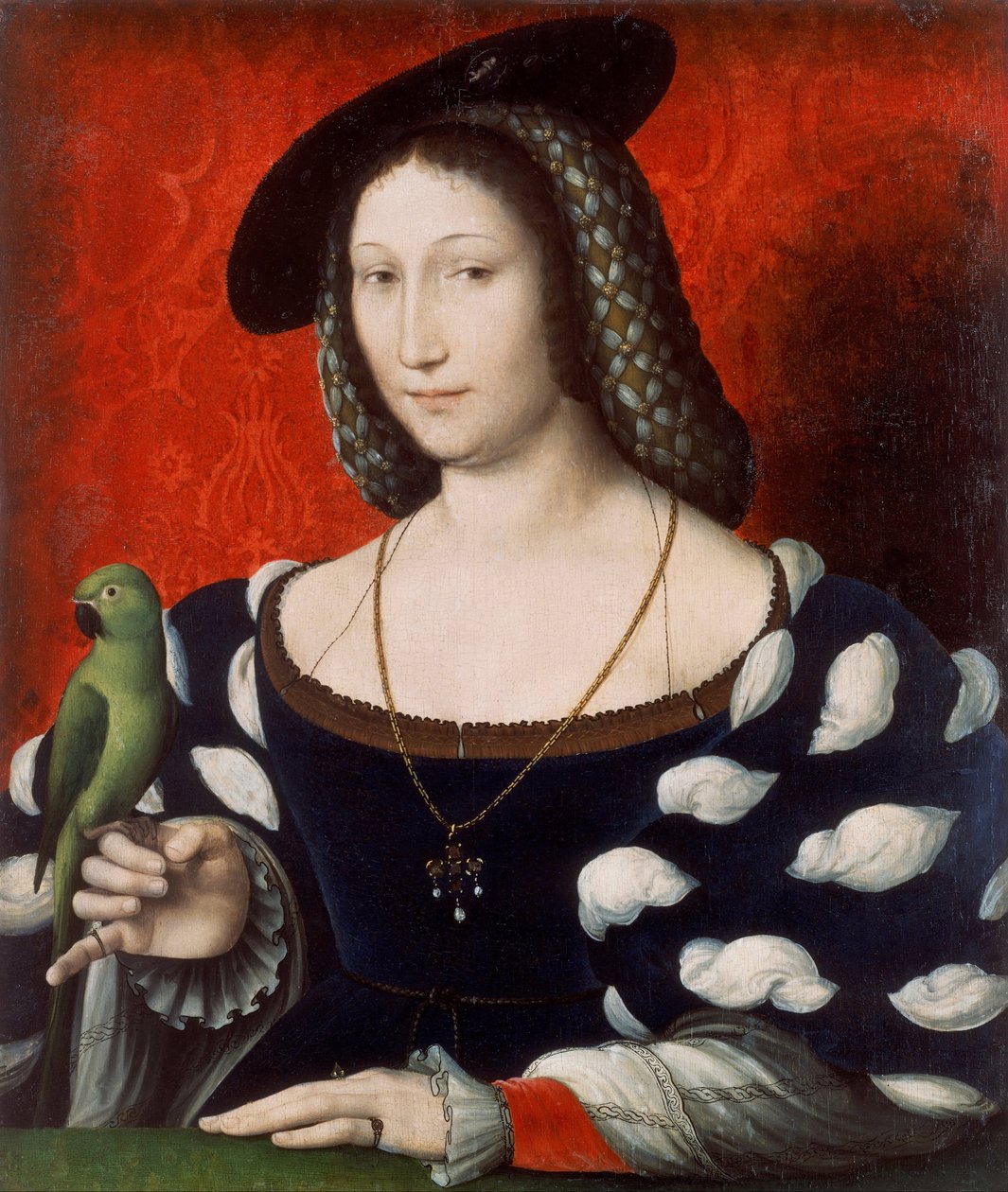 Portrét Marguerite Navarrské od Jean Clouet