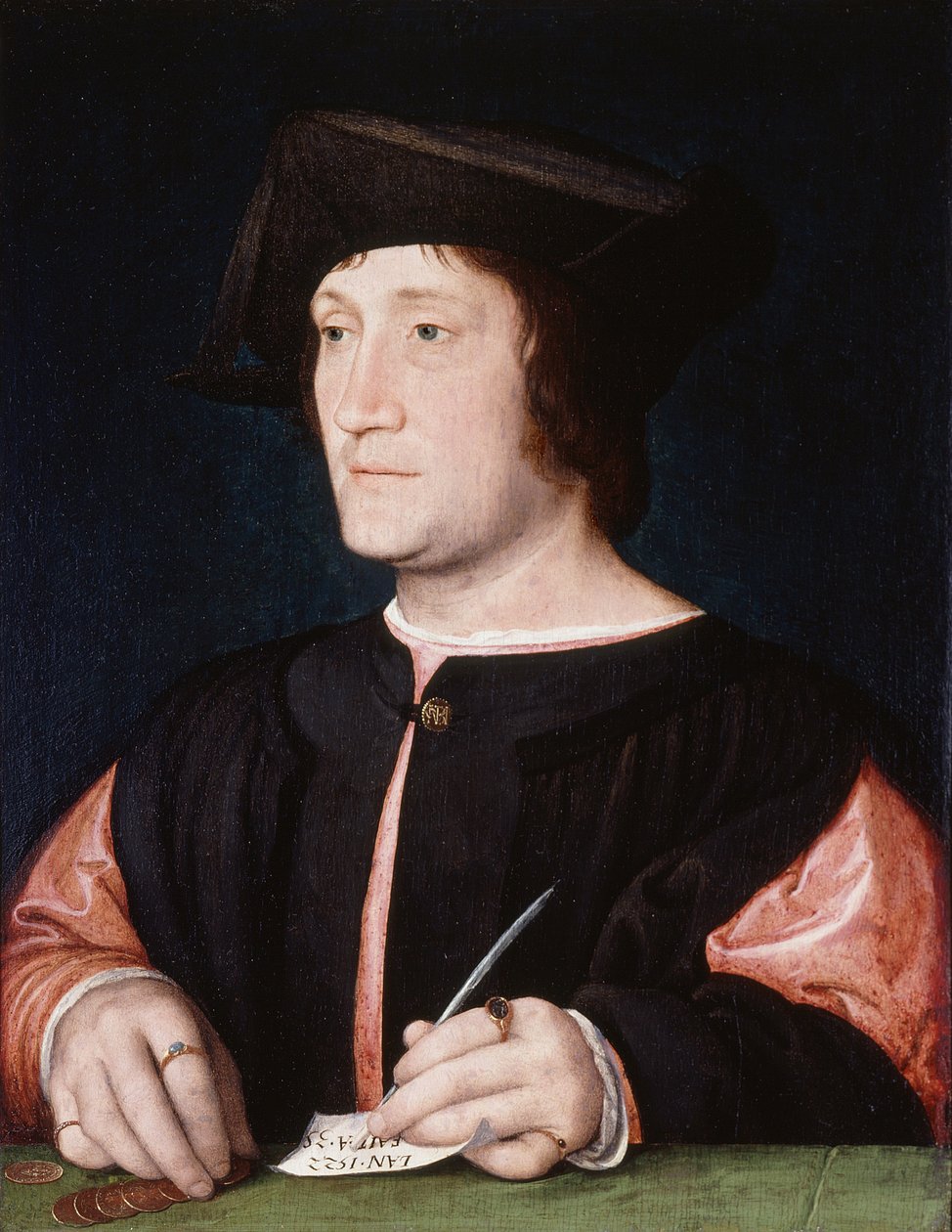 Portrét bankéře od Jean Clouet