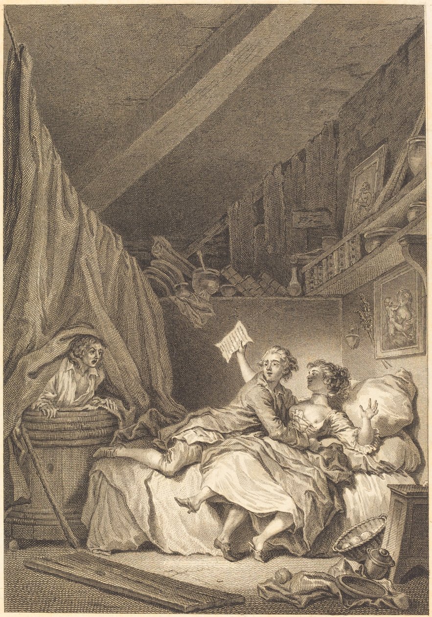 Obuvníci od Jean Dambrun after Jean Honoré Fragonard