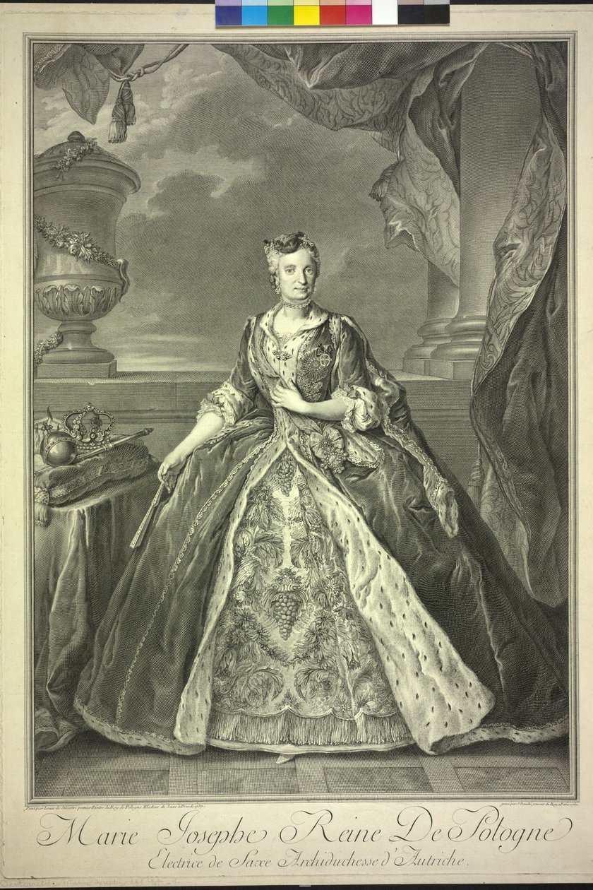 Rakouská arcivévodkyně Marie Josefa od Jean Daullé