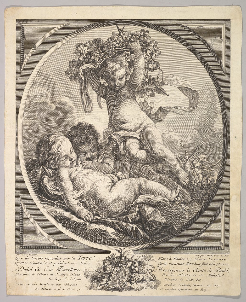 Země, ca. 1748. od Jean Daullé