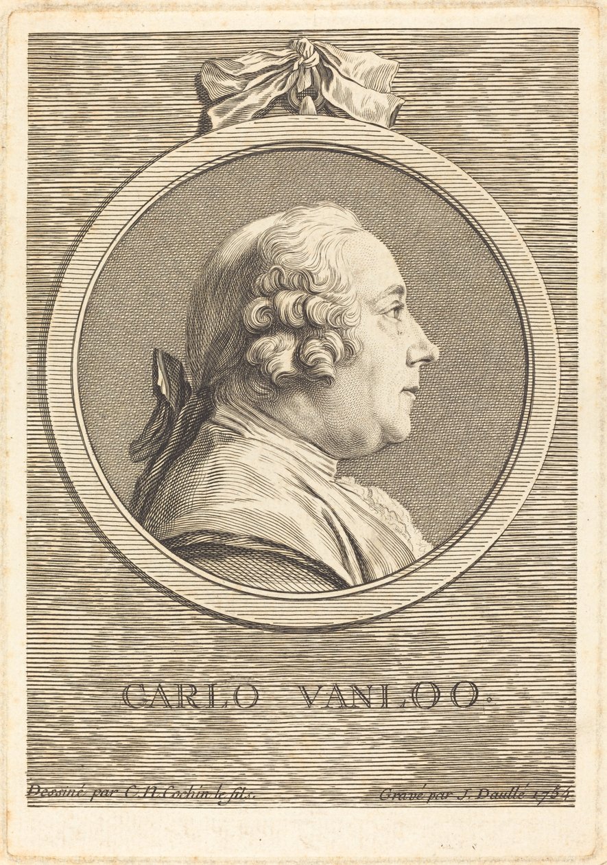 Carle Vanloo od Jean Daullé after Charles Nicolas Cochin II