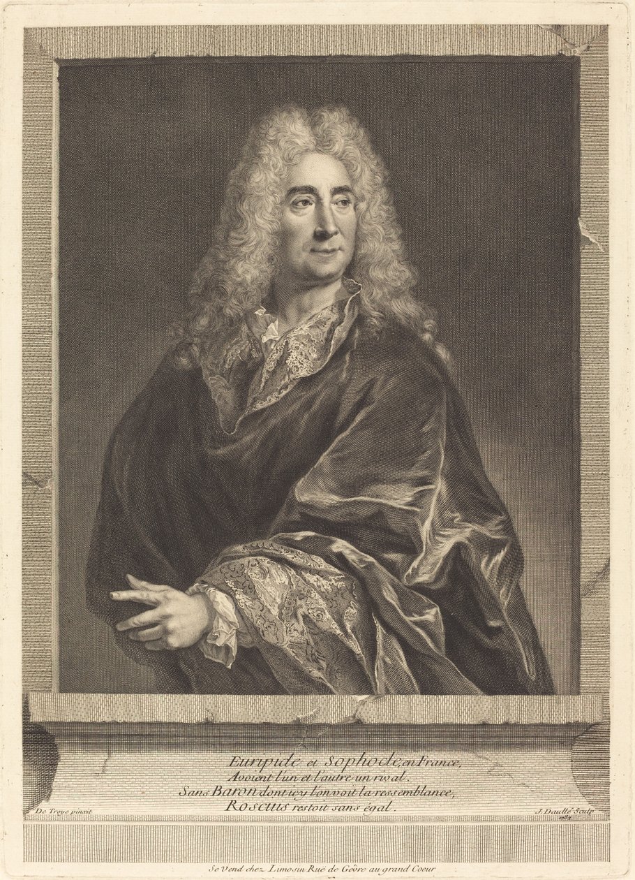 Michel Baron od Jean Daullé after François de Troy