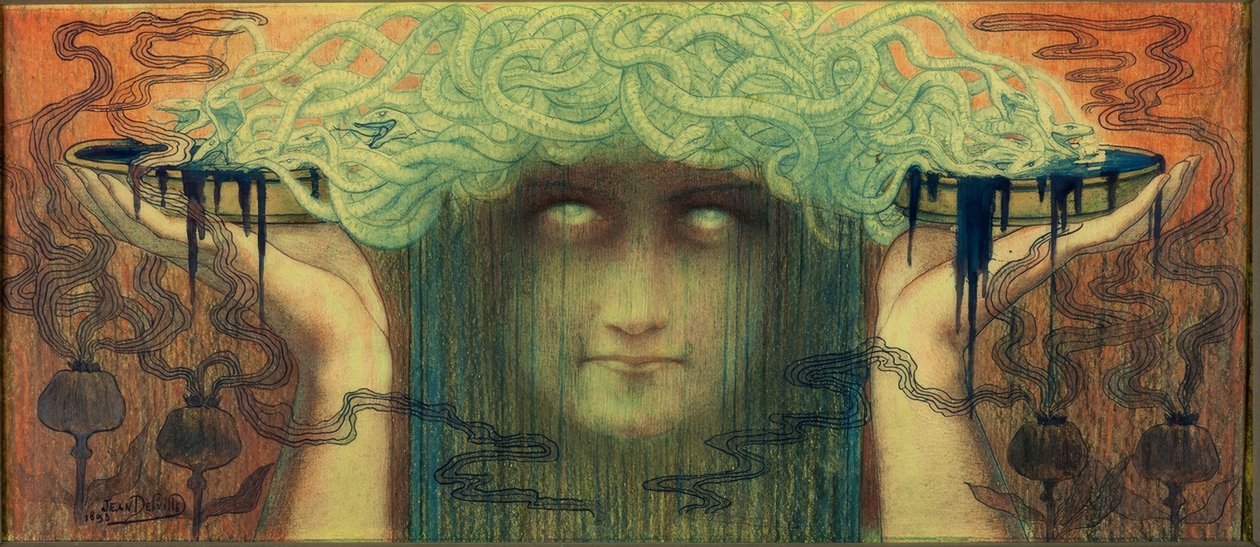 Meduse od Jean Delville