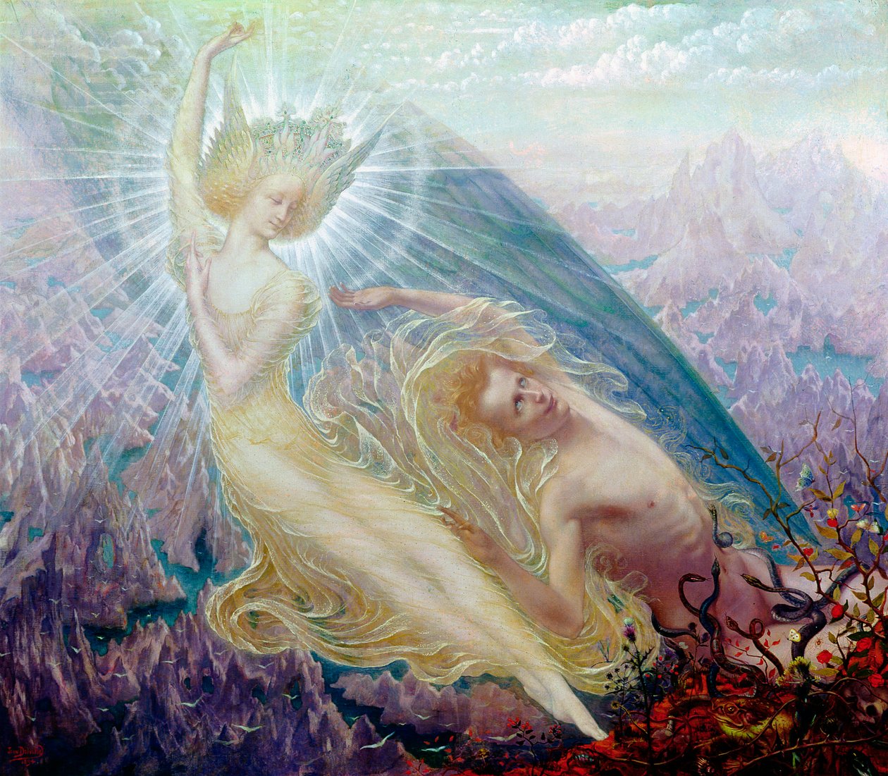 Anděl nádhery od Jean Delville