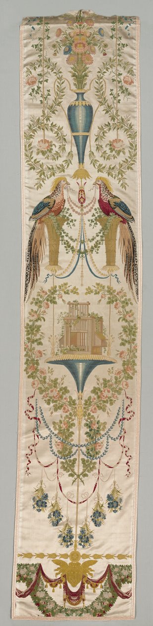 Obklad stěn, Bažanti ze série Vatican Verdures, po roce 1799. od Jean Démosthène Dugourc
