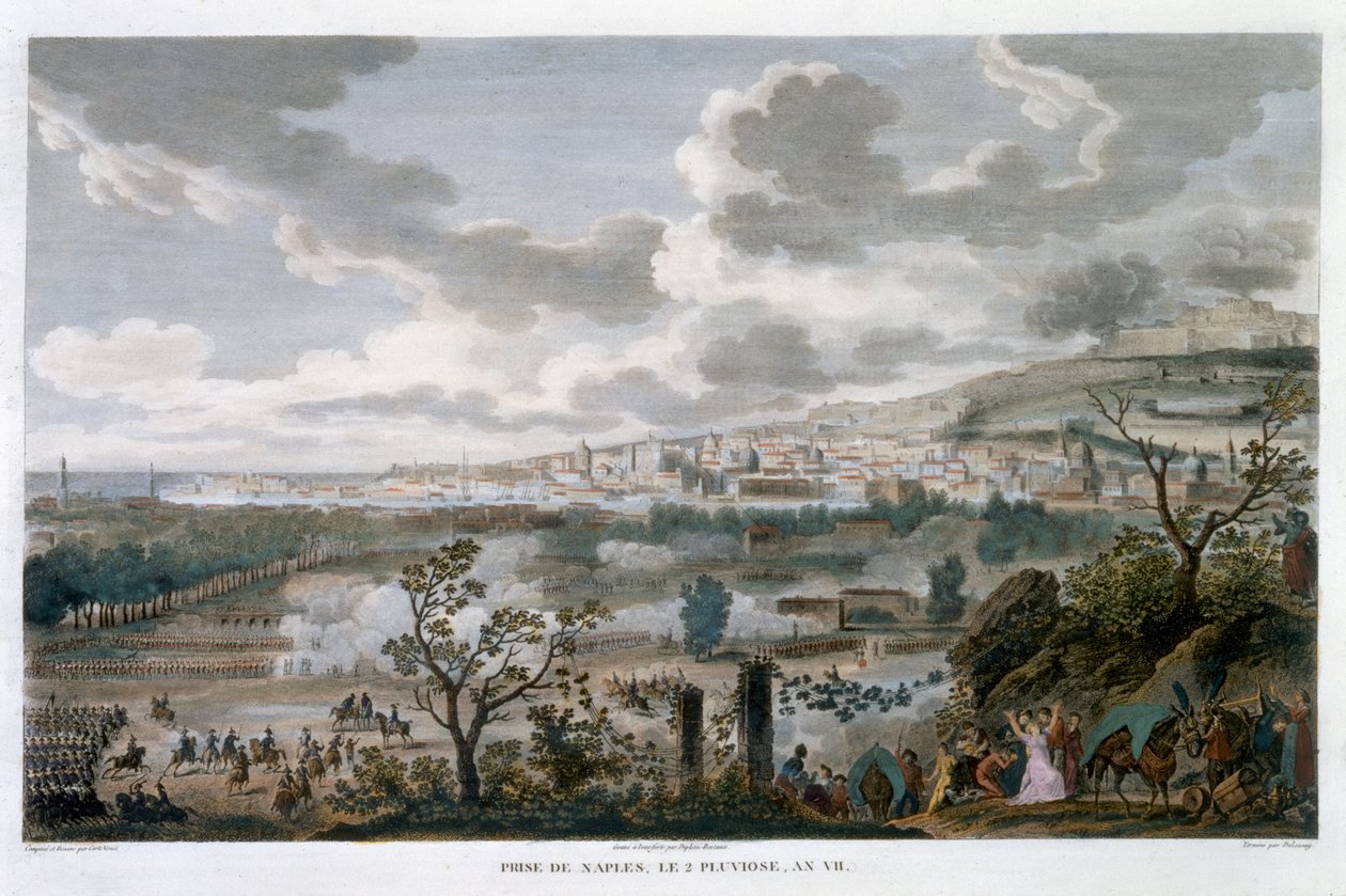 „Dobytí Neapole, 2 Pluviose, rok 7“ 23. ledna 1799 od Jean Duplessis Bertaux