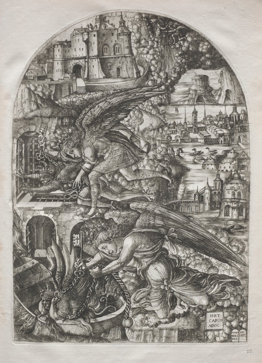 Apokalypsa: Satan vázaný na tisíc let od Jean Duvet