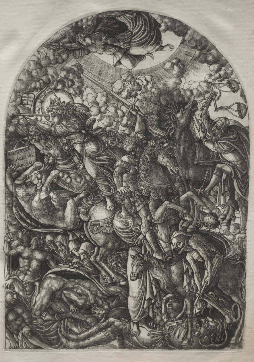 The Apocalypse: St. John Sees the Four Riders, 1546-1556. od Jean Duvet