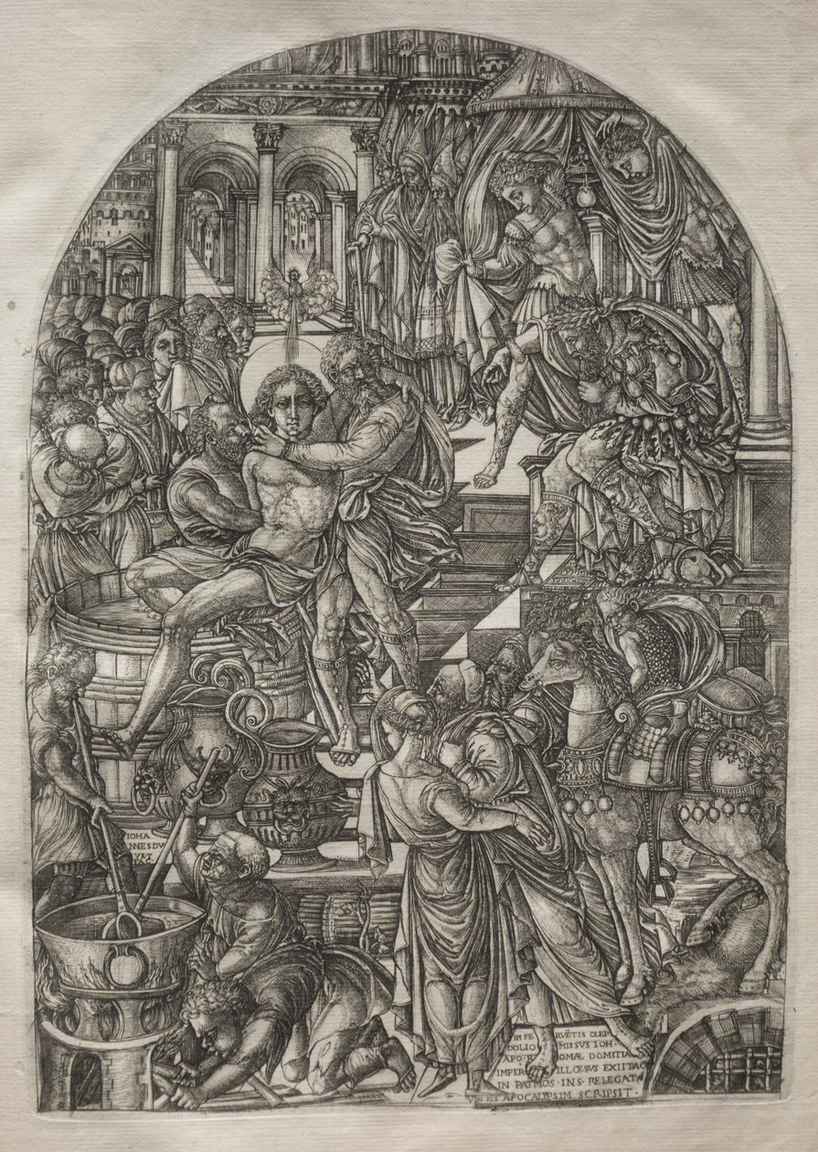 Apokalypsa: Umučení svatého Jana Evangelisty, 1546-1556. od Jean Duvet