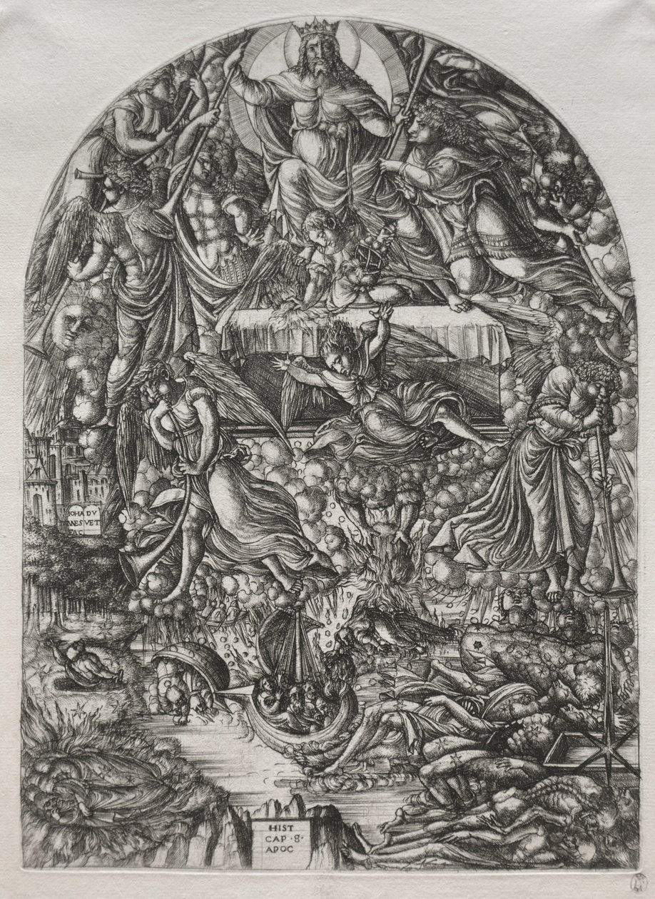 Apokalypsa: Otevření sedmé pečeti, 1561. od Jean Duvet