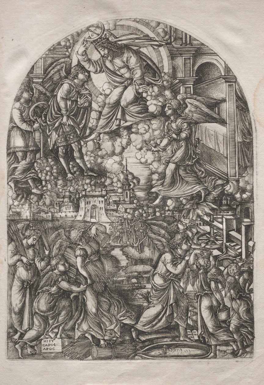 The Apocalypse: The Winepress of the Wrath of God, 1546-1556. od Jean Duvet
