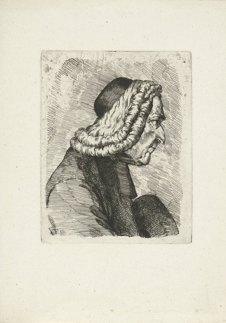 Portrét Francois-Philippe Mesenguy od Jean Duvivier (attributed to)