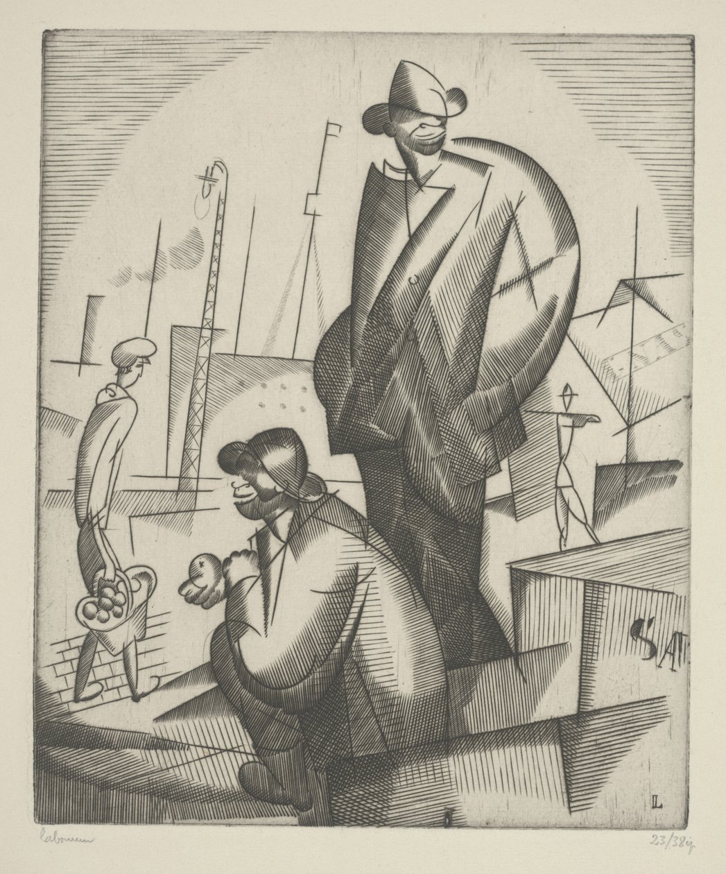 Černí dokaři od Jean Emile Laboureur