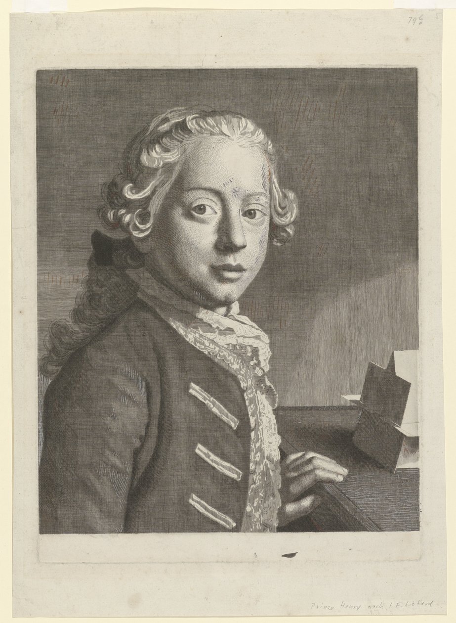 Portrét Henryho Fredericka, vévody z Cumberlandu Portrét Hendrika Frederika, vévody z Cumberlandu od Jean Etienne Liotard (attributed to)