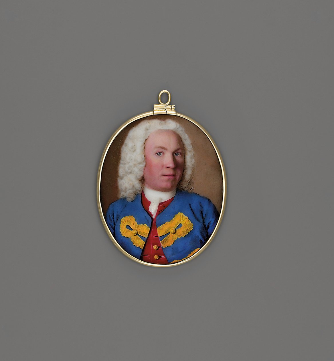 Gentleman, zvaný Hugh, hrabě z Marchmontu (smalt na mědi) od Jean Étienne Liotard