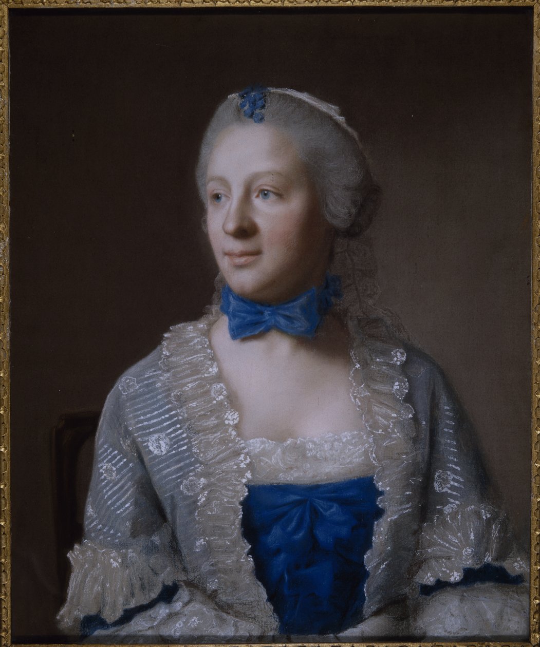 Eva Marie Veigel (pastel na papíře) od Jean Étienne Liotard