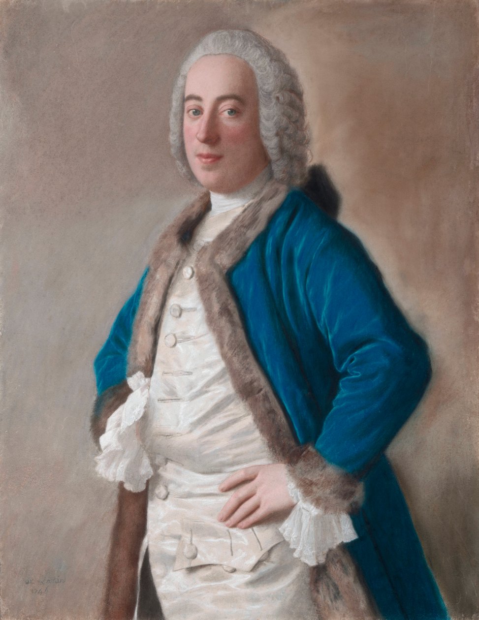 Joseph Bouër, obchodník v Janově, autor: Jean-Etienne Liotard od Jean Étienne Liotard