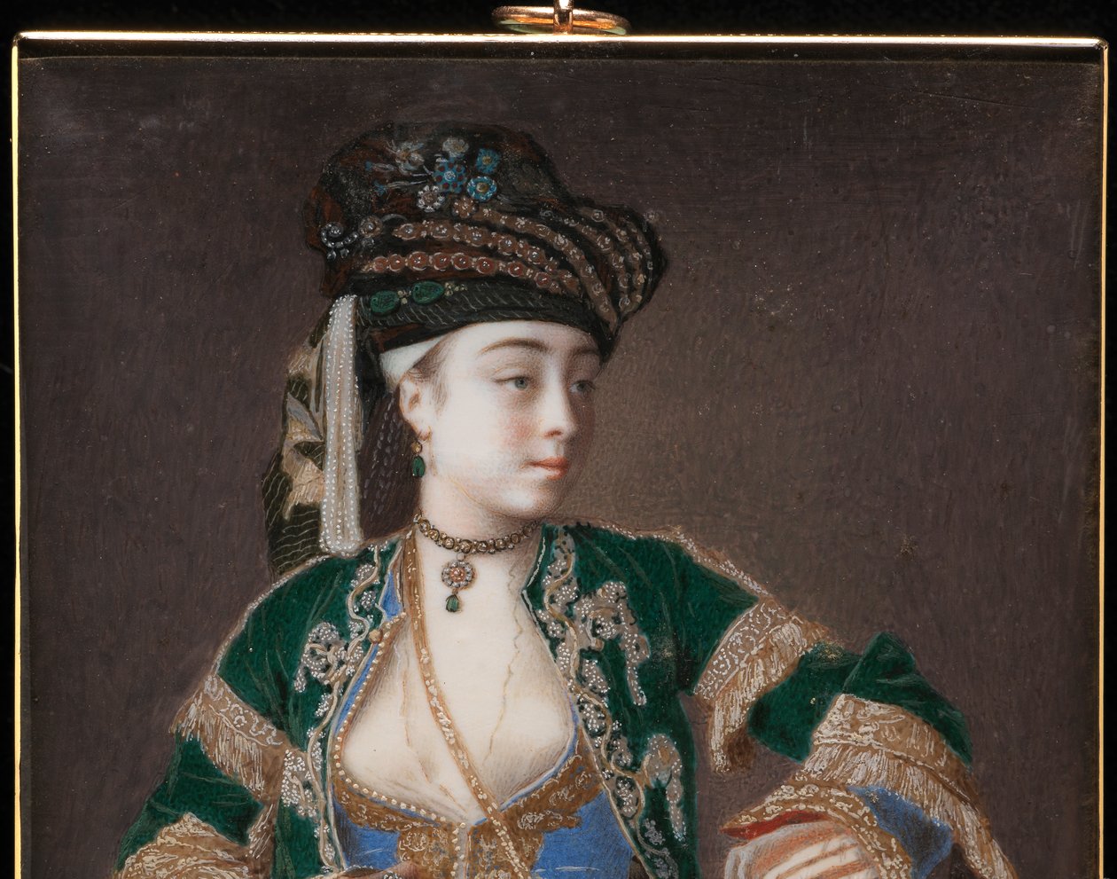 Laura Tarsi, "Řecká dáma", 1745-1749 od Jean Étienne Liotard