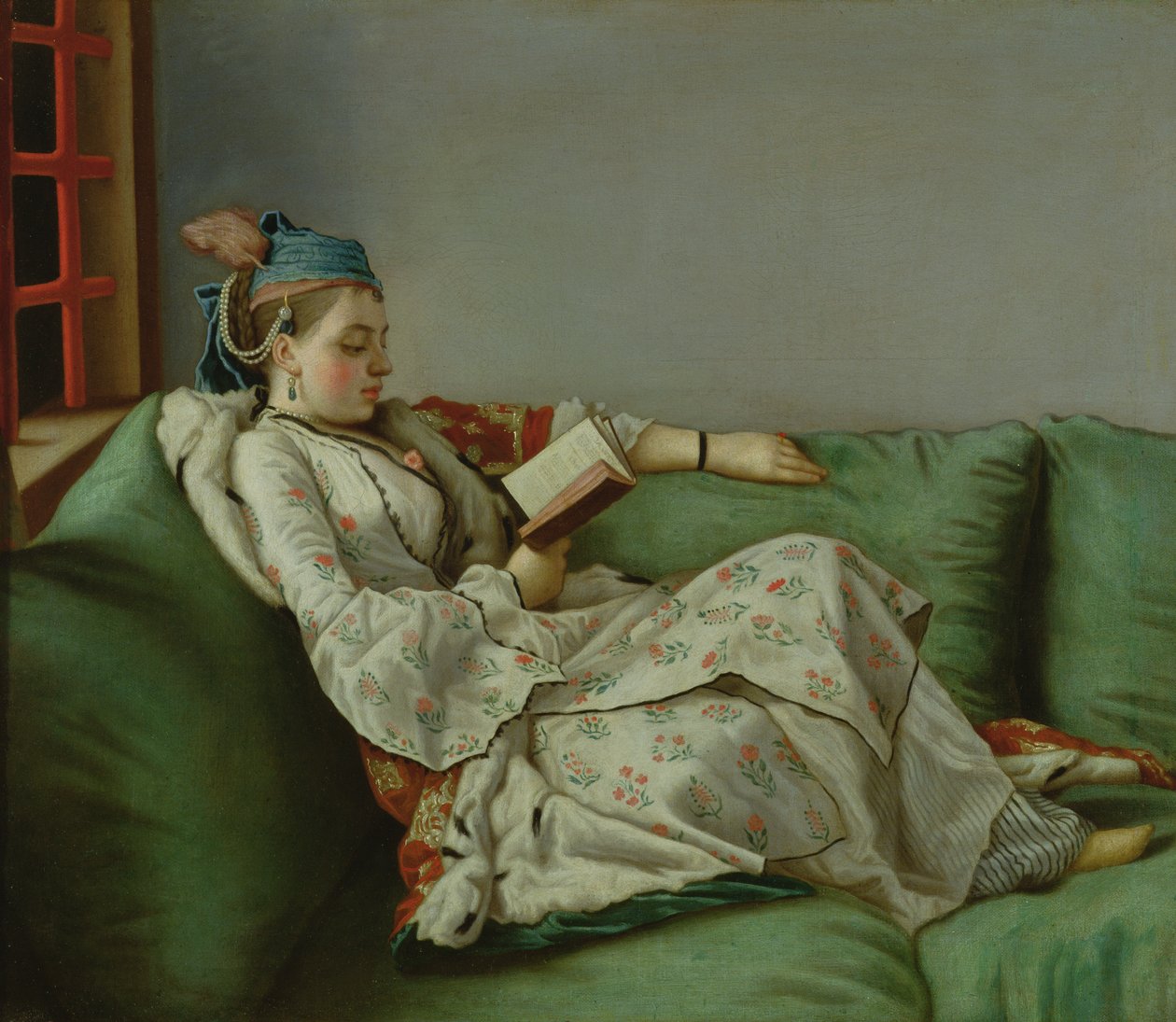 Maria Adelaide z Francie v tureckém kroji, 1753 od Jean Étienne Liotard