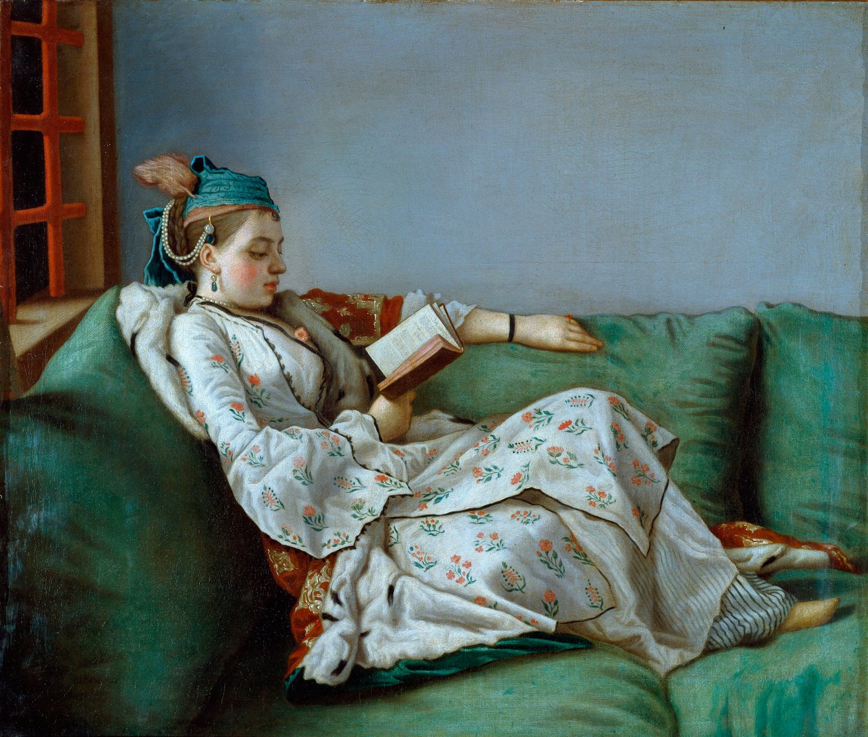 Maria Adelaide z Francie v tureckém kroji, 1753 od Jean Étienne Liotard