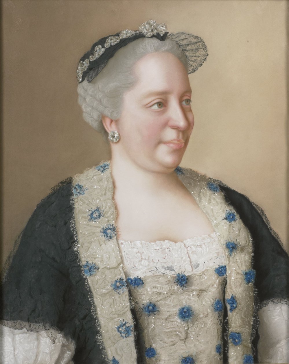 Portrét císařovny Marie Terezie Rakouské (1717-1780) od Jean Étienne Liotard