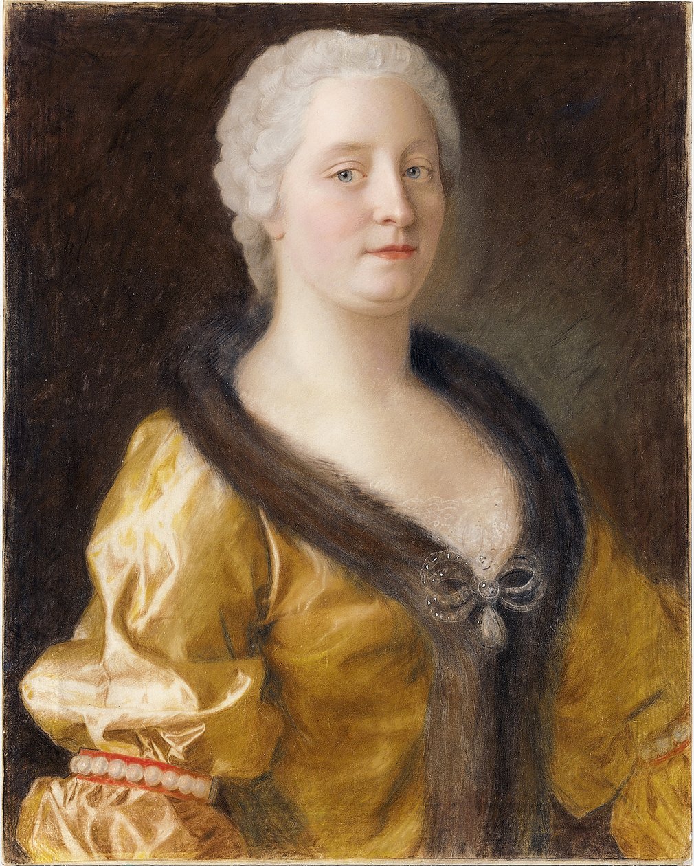 Portrét rakouské císařovny Marie Terezie od Jean Étienne Liotard