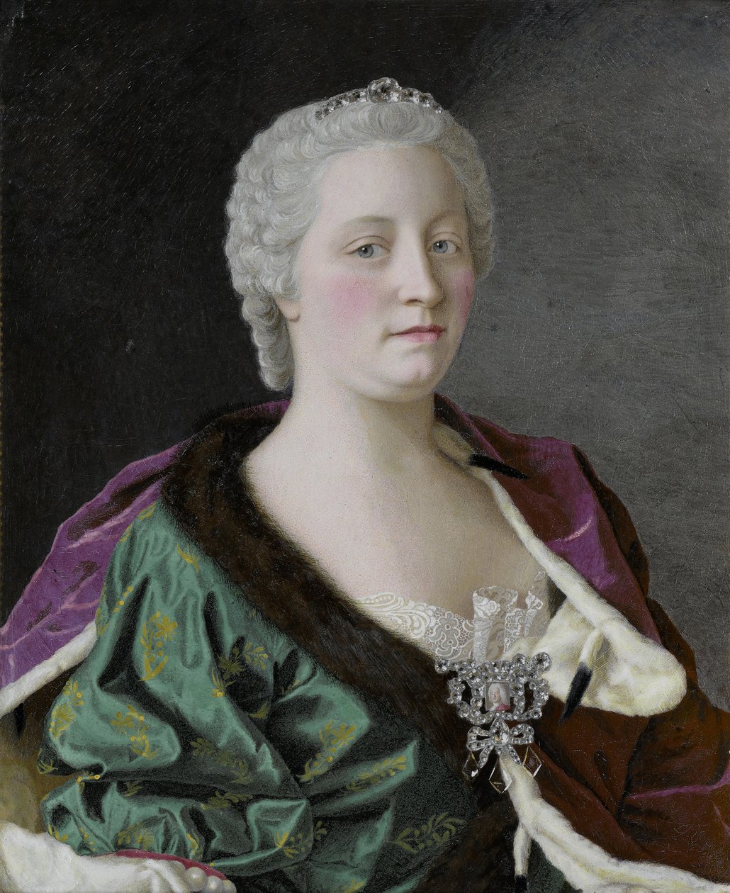 Portrét císařovny Marie Terezie Rakouské 1717-1780, 1747 od Jean Étienne Liotard
