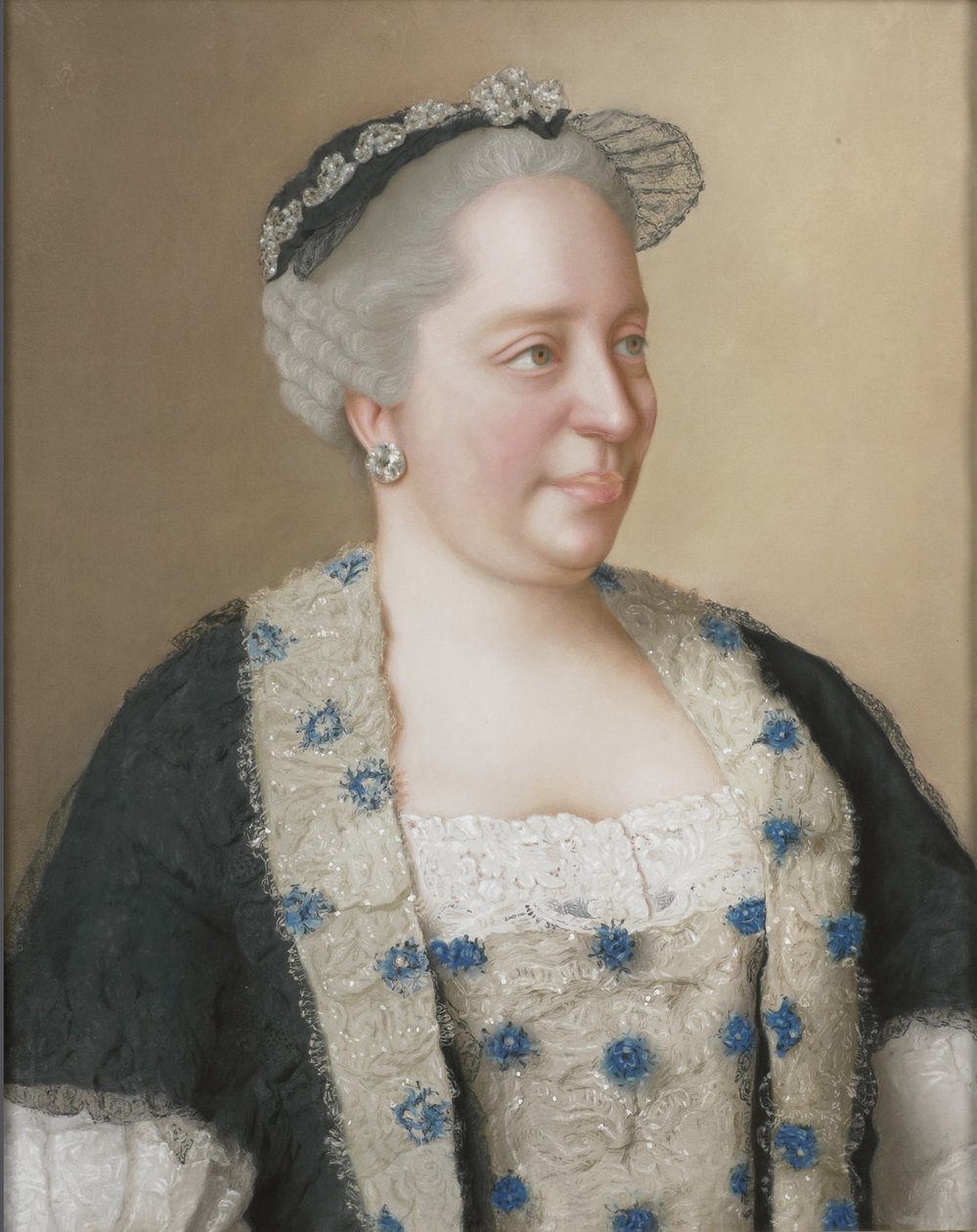 Portrét císařovny Marie Terezie Rakouské 1717-1780, 1762 od Jean Étienne Liotard
