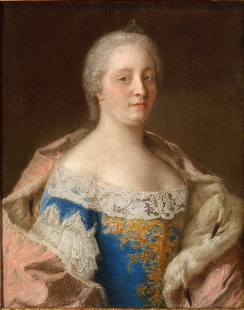 Portrét císařovny Marie Terezie Rakouské 1717-1780, cca 1744. od Jean Étienne Liotard