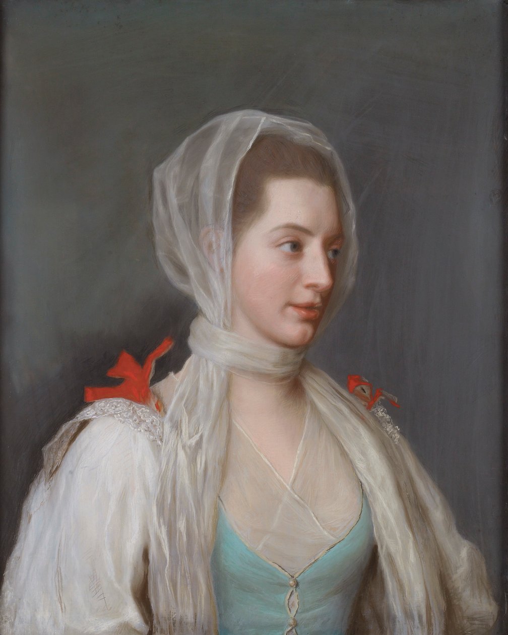 Portrét lady Charles Spencer, 1754 od Jean Étienne Liotard