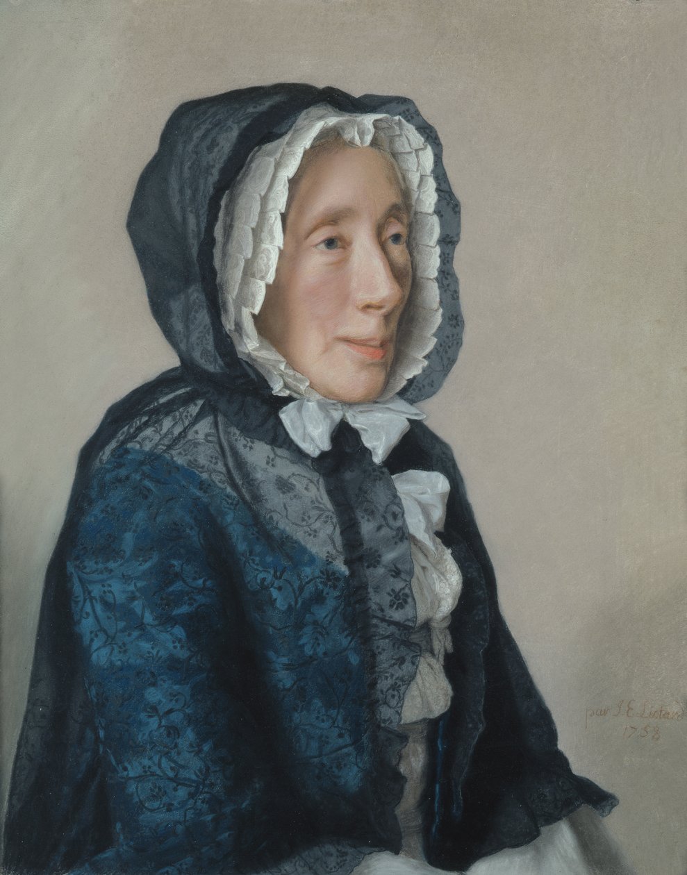 Portrét Madame Tronchin, 1758 od Jean Étienne Liotard