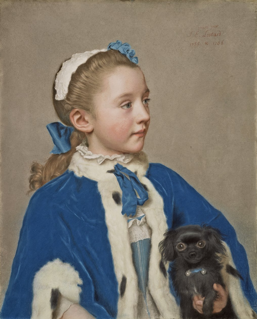 Portrét Marie Frederike van Reede-Athloneové v sedmi letech od Jean Étienne Liotard