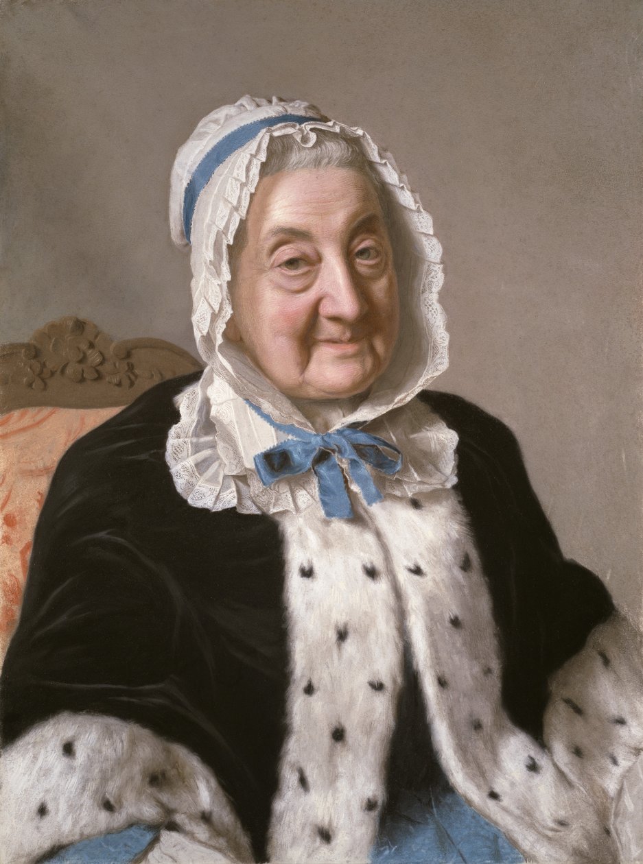 Portrét Marthe Marie Tronchin, 1758-61 od Jean Étienne Liotard
