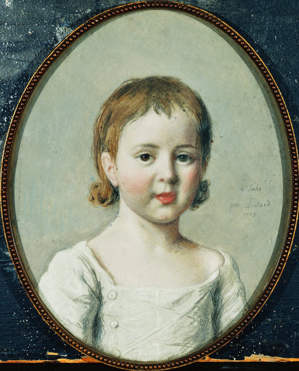 Portrét Matthew Robinson Boulton, délka poprsí ve věku 3 od Jean Étienne Liotard