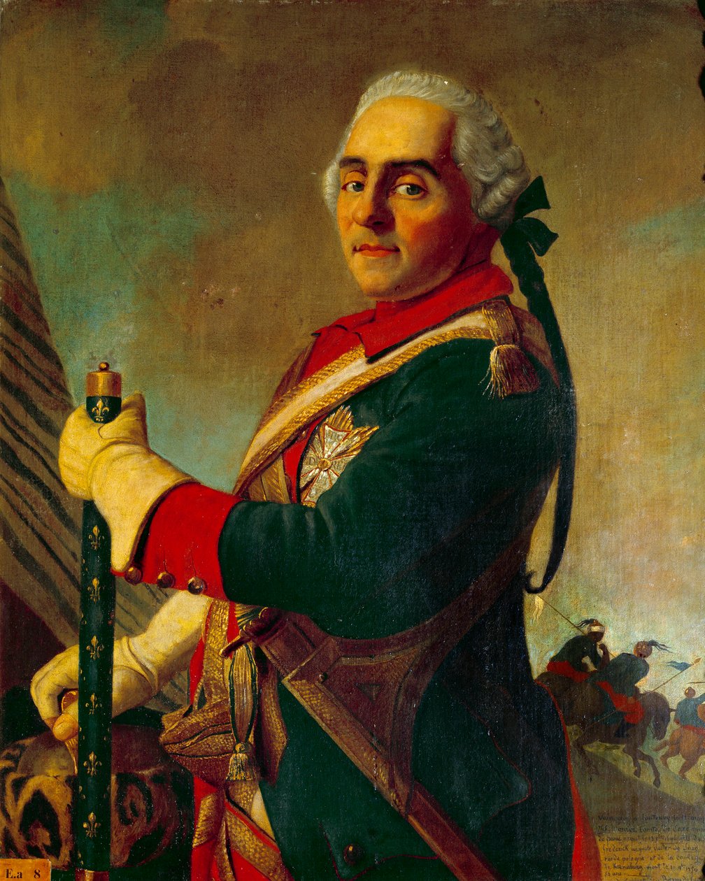 Portrét Maurice hraběte Saského, marechala Francie (1696-1750) Obraz Jean Etienne Liotard (1702-1789) od Jean Étienne Liotard