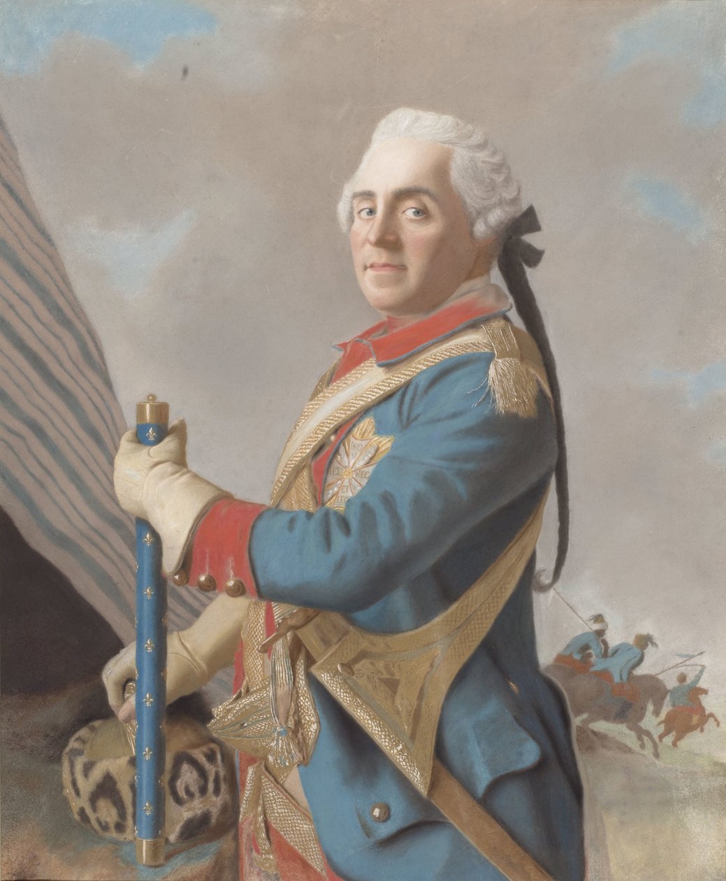Portrét Moritze, hraběte Saska od Jean Étienne Liotard