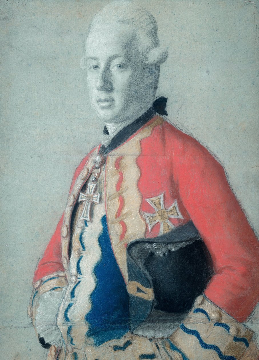 Portrét arcivévody Maxmiliána Františka Rakouského (1756-1801), pozdějšího arcibiskupa a kurfiřta kolínského a prince biskupa z Münsteru od Jean Étienne Liotard