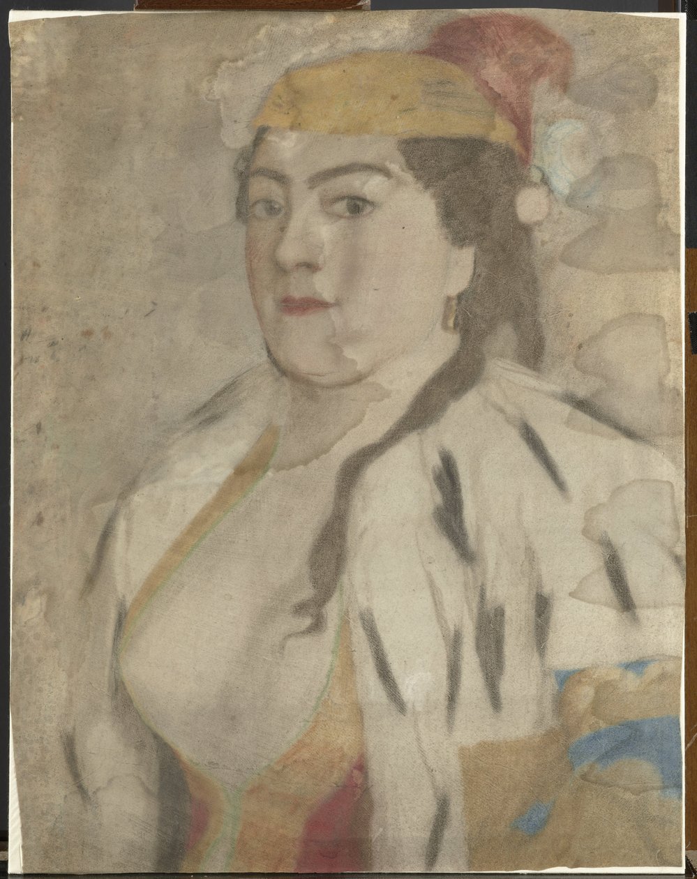 Portrét neznámé ženy z Istanbulu od Jean Étienne Liotard