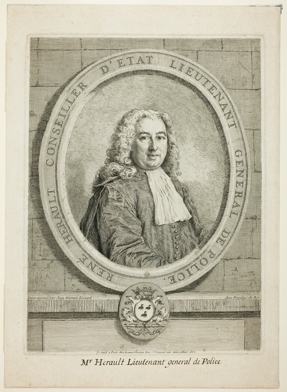 René Hérault od Jean Étienne Liotard