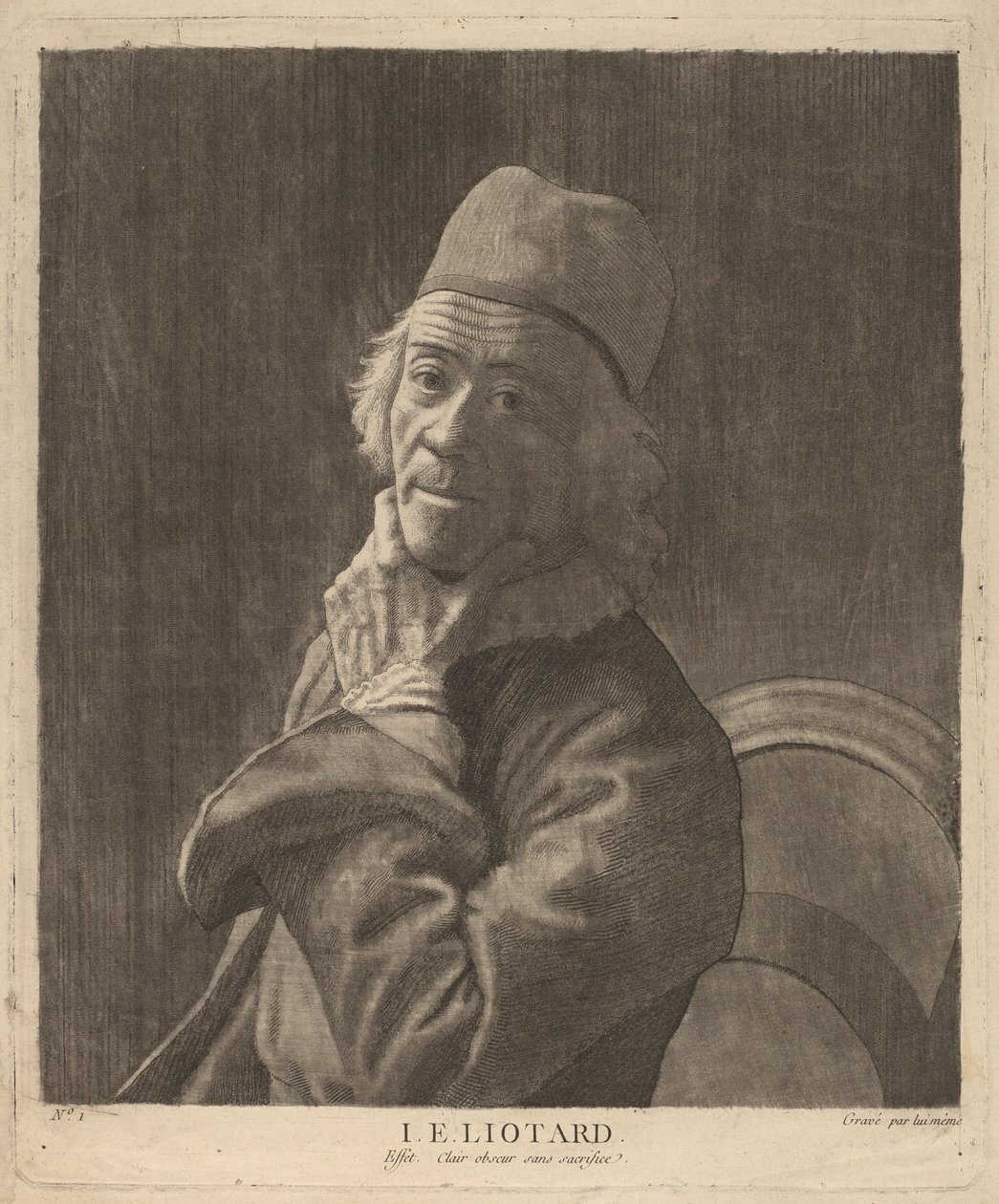 Autoportrét od Jean Étienne Liotard
