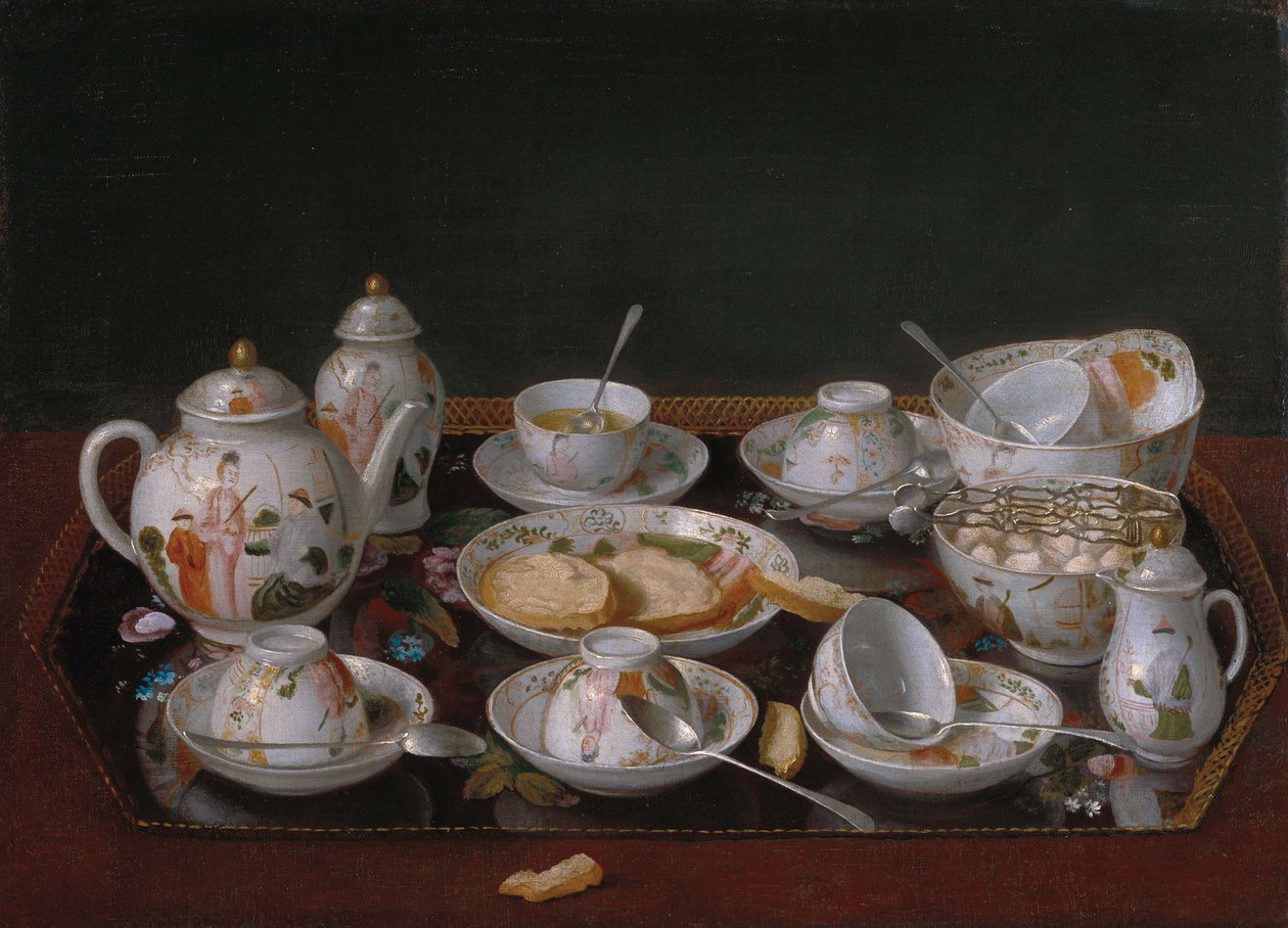Zátiší: Čajová souprava od Jean Étienne Liotard